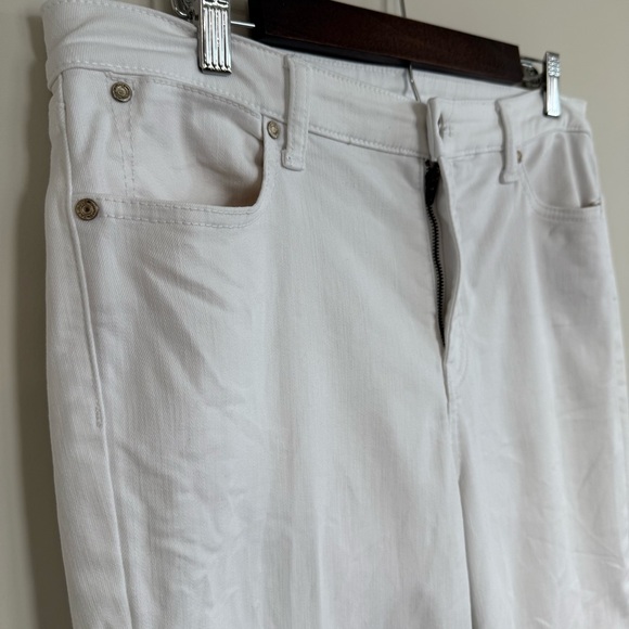 Talbots Flawless Slim Ankle Jeans White Size 12 - Picture 5 of 12